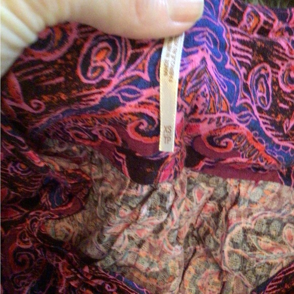 FinAL SALE🔥! Free People Boho crossover blouse - Picture 6 of 7